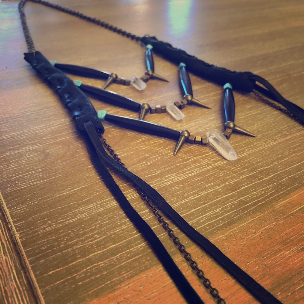 Love + Leather Boho Queen Necklace